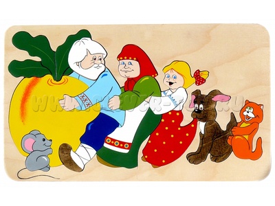 Мозаика "Репка" (18 деталей) Мозаика "Репка" (18 деталей)