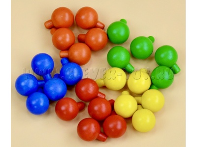 Цветные шарики (25 шт) для набора "Деревянная мозаика"