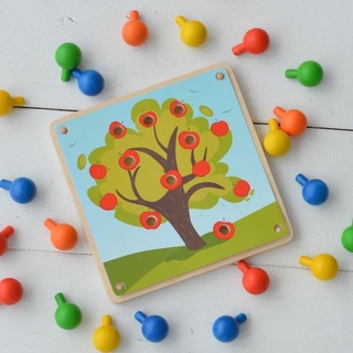 Карточка "Яблоня" для набора "Деревянная мозаика"
