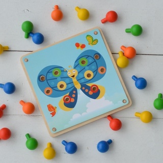 Карточка "Бабочка" для набора "Деревянная мозаика"