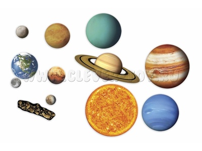 Набор магнитный "Модель Солнечной системы" (12 элементов)
