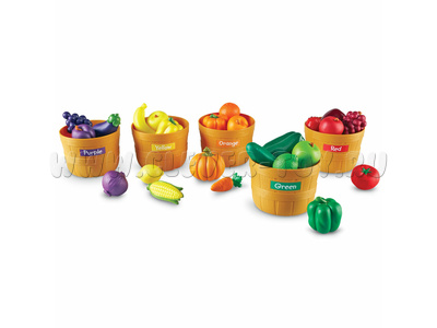 Игровой набор "Овощи и фрукты. Большая сортировка" (30 элементов)