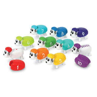 Игровой набор "Разноцветные овечки" (20 элементов)