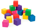 Кубики цветные (20 деталей)