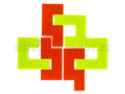 Головоломка "Двухслойный Пирог 25" (пластик)