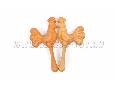 Шумелка деревянная "Петушок" (бук)
