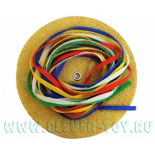 Комплект "Разноцветные веревочки 1" (красн, син, зел, желт, бел по 1 м)