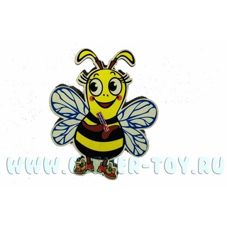 Персонаж малый "Пчелка Жужа" (крепление на Коврограф и магн. основу)