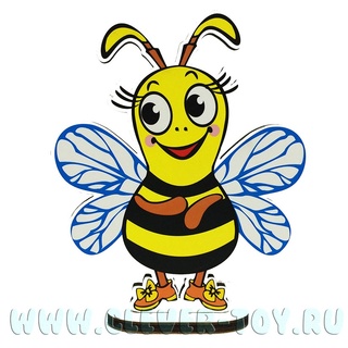Персонаж средний "Пчелка Жужа" (на подставке, крепление на Коврограф)