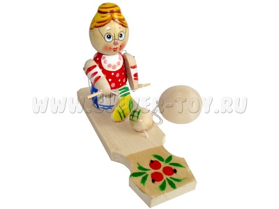 Богородский промысел. Бабушка с клубочком