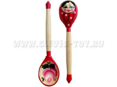 Ложка расписная "Девочка" (малая)