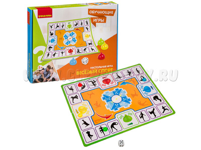 Обучающая настольная игра "Веселый спорт"