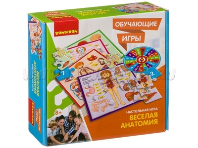 Обучающая настольная игра "Веселая анатомия"