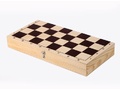 Шахматы обиходные лакированные деревянные с доской