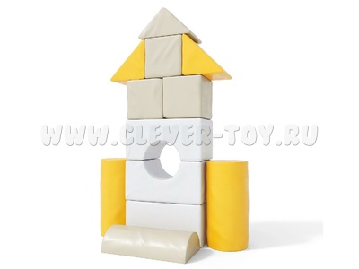 Мягкий конструктор «Ракета» Pastel