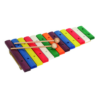 Ксилофон. 13 разноцветных нот (клен)