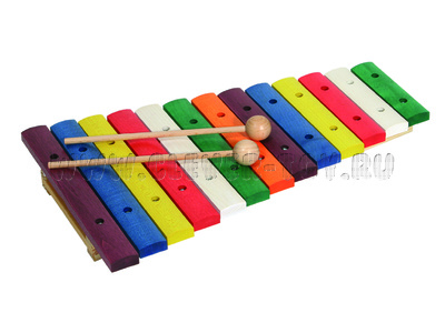 Ксилофон. 13 разноцветных нот (клен)