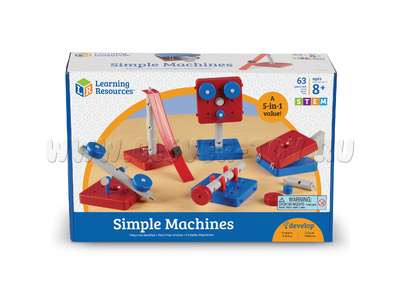 Конструктор "Простые механизмы. Простые машины" (63 элемента)