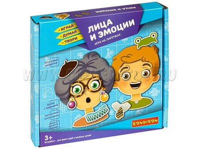 Игра на липучках "Лица и эмоции"