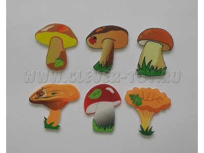 Набор "Грибы" 6 штук