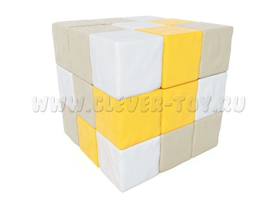 Мягкий конструктор «Кубик-рубик» Pastel