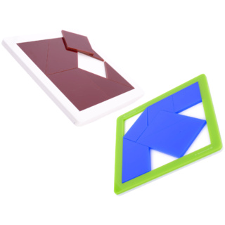 Набор головоломок Пифагор и Слагалица из пластика