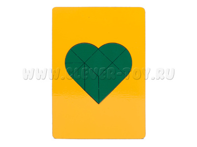 Геометрическая головоломка "Листик"