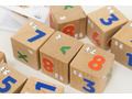 Кубики со шрифтом Брайля "Цифры"