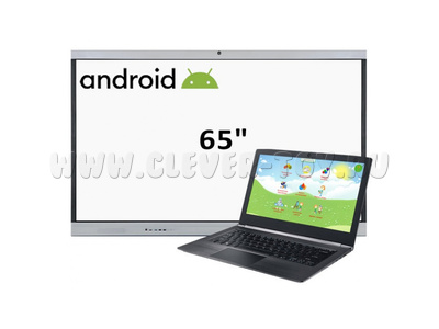 Интерактивная панель 65", ноутбук, комплект игр