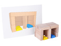Игровой набор Фребеля "Конструктор деревянный без соединений-2" (серия "Эксперимент")