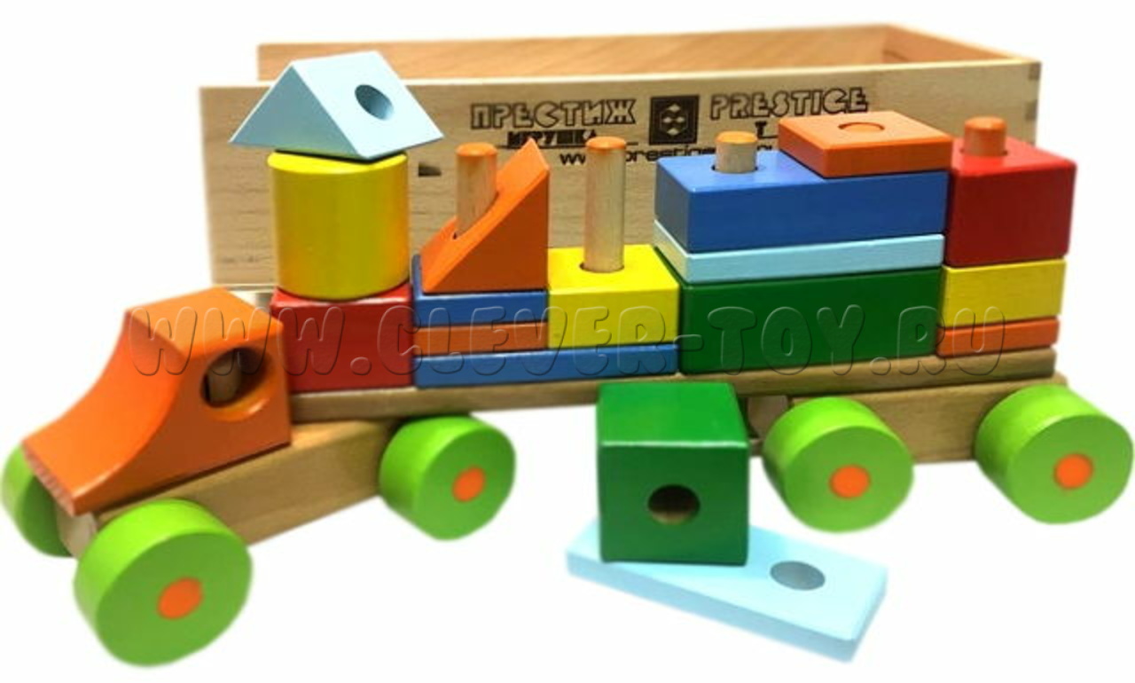 Машинка-конструктор (17 деталей, деревянная коробка) КЦ2171 купить в ...