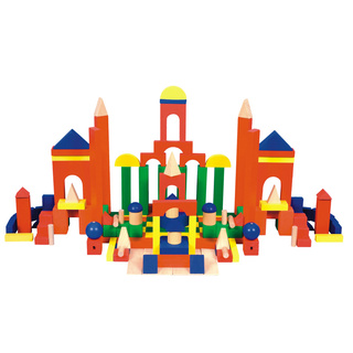 Конструктор деревянный (163 детали)