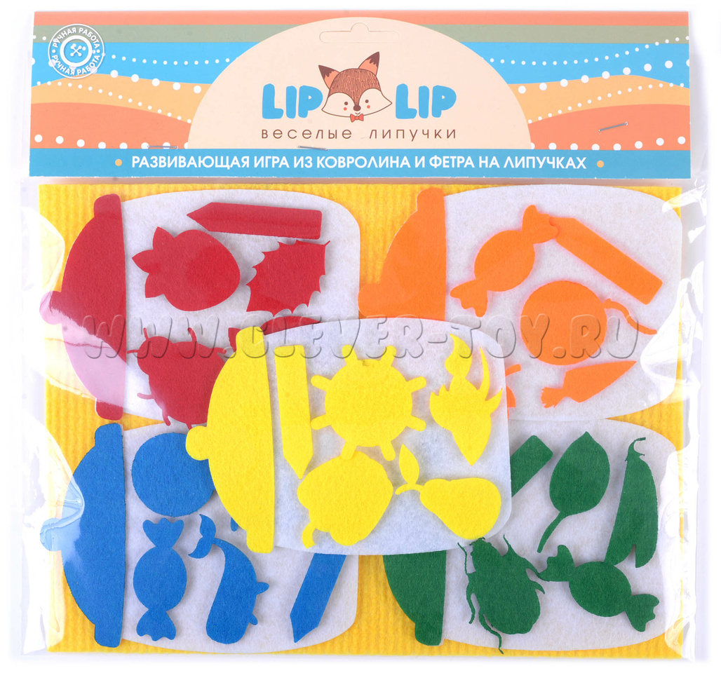 Цветные баночки (фетр) LIP1296 купить в Москве | CLEVER-TOY.RU