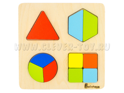 Пазл "Дроби" (18*18 см, АТ)