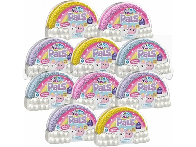 Пластилин "ПлэйФоум. Капсула с сюрпризом "Радуга единорога" (10 наборов)