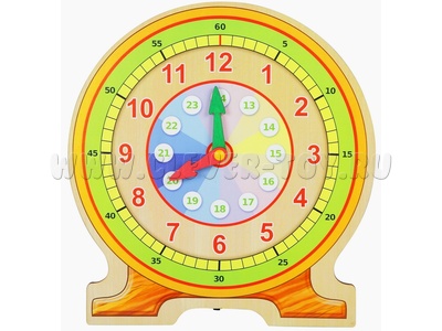 Развивающая игра "Часы. Учим время"