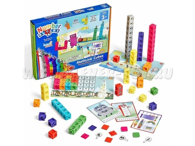 Игровой набор "Соединяющиеся кубики Numberblocks" (251 элемент, с карточками)