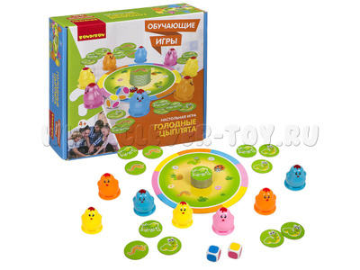 Обучающая настольная игра "Голодные цыплята"