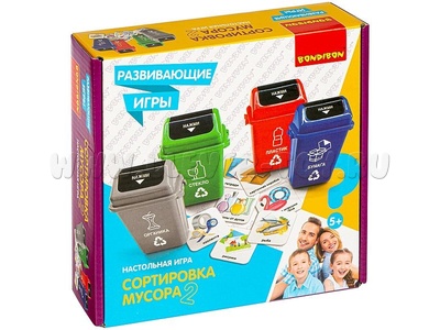 Обучающая настольная игра "Сортировка мусора 2"
