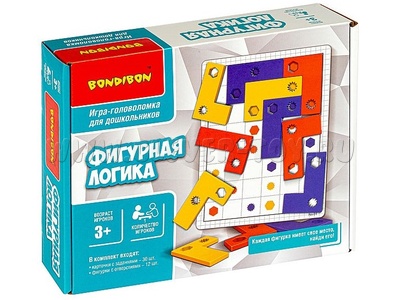 Логическая игра для дошкольников "Фигурная логика"