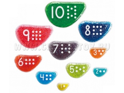 Сенсорные подушечки "Цифры" (10 шт.)