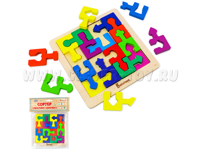 Сортер "Хвостики-замочки"