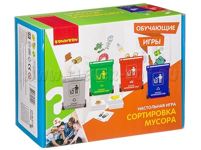 Обучающая настольная игра "Сортировка мусора"