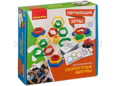 Обучающая настольная игра "Скоростные фигуры"