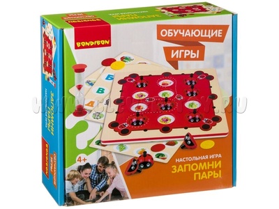 Обучающая настольная игра "Запомни пары" Обучающая настольная игра "Запомни пары"