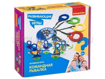 Развивающая активная игра "Командная рыбалка"