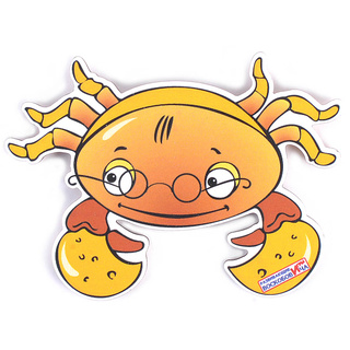 Персонаж малый Краб Крабыч (крепление на Коврограф и магн. основу)