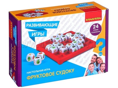 Развивающая настольная игра "Фруктовое судоку"