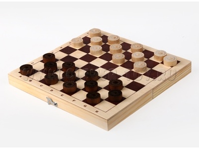 Шашки деревянные с доской