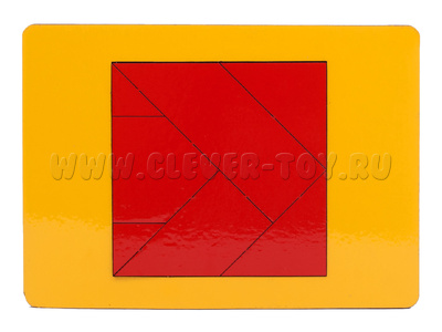 Геометрическая головоломка "Волшебный квадрат"